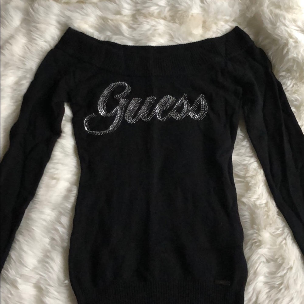 Guess off the shoulder sweater